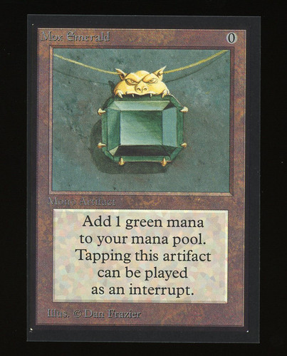 Mox emerald mtg - -,
